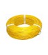 Монтажный кабель силиконовый 26awg UL3239 1.5мм 180С желтый 1м (16980)