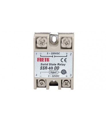 Однофазное твердотельное реле SSR-40DD 40А DC-DC (14165)