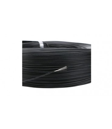 Изолированный кабель многожильный ПВХ 24AWG UL1007 черный 1м (14855)