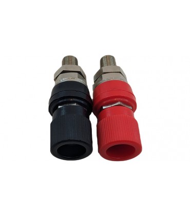 Клеммы приборные выпуклые пластик пара 65мм M10 2шт (19429)