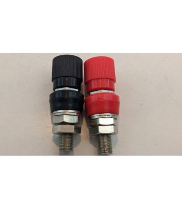 Клеммы приборные выпуклые пластик пара 65мм M10 2шт (19429)