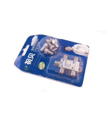 TV сплиттер хаб металлический SB-408 (12478)