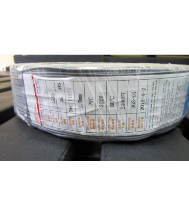 Экранирующий провод одножильный кабель сигнальный 1533 1C 26AWG 1m (15266)