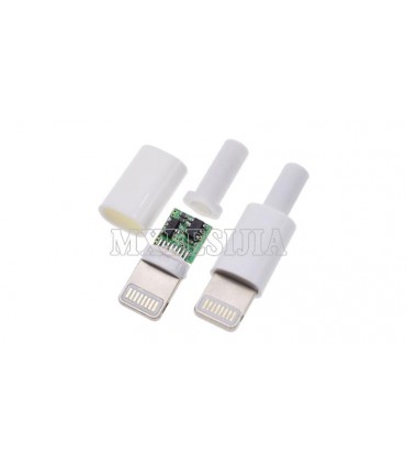 Штекер монтажный iPhone 5 Lightning plug 8P USB IC (17185)