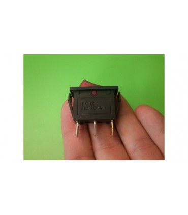 Выключатель переключатель с подсветкой 15A 250V KCD3-15 (10986)
