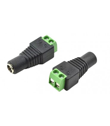 Вход клеммник разъем DC 5.5x2.1 out 12V (11405)