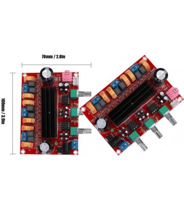 Аудио усилитель 2.1 на TPA3116D2 2*50Вт плюс 1*100Вт (15921)