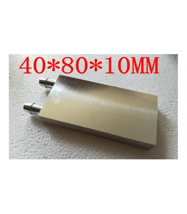 Алюминиевый радиатор водяного охлаждения TEC-80 40*80*10мм боковой (16427)