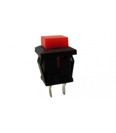 Кнопка без фиксации DS-430 1A 125V красный цвет (18429)