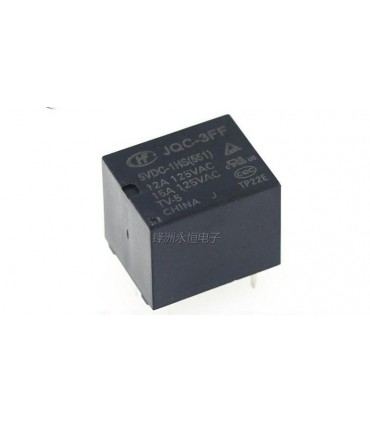 Силовое миниатюрное реле HF- JQC-3FF 5V Arduino PIC AVR (12741)