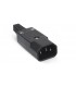 Штекер питания сетевой IEC C14 250В 10A разборный (11447)