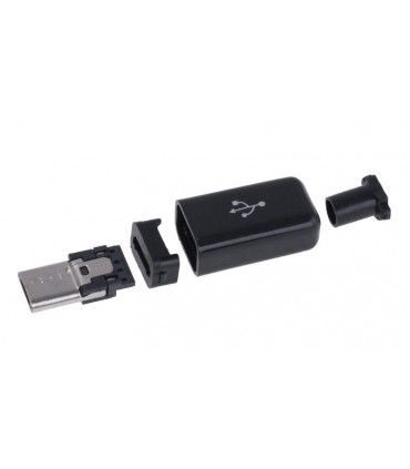 Штекер выход micro USB out разборный (11449)