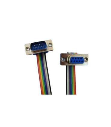 Кабель удлинитель DB9 RS232 COM-порт папа-мама 25см (17438)