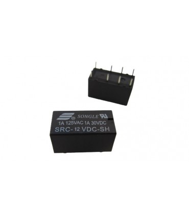 Реле Songle SRC-12 12VDC-SH 12V 1A (17830)