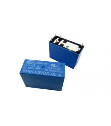 Реле Songle SMIH-05VDC-SL-AC 5V 16A Relay (17835)