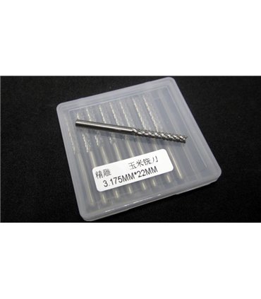 Фреза кукуруза 3.175*3.175мм 22мм станка ЧПУ (15357)