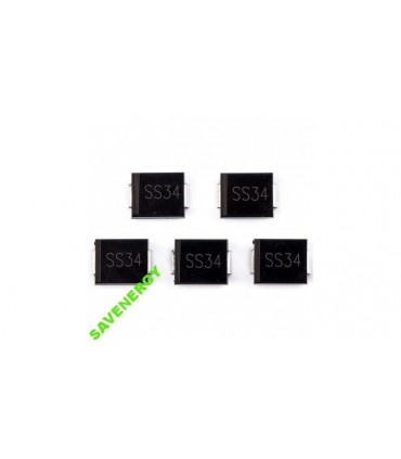 Диод Шоттки SS34 3A 40V DO-214AA SMC 10шт (10055)