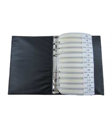 Набор SMD резисторов в книжке размер 0201 170 номиналов по 50 штук (19015)