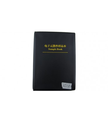 Набор SMD резисторов в книжке размер 0201 170 номиналов по 50 штук (19015)