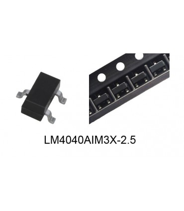 Источник опорного напряжения LM4040BIM3-2.5 NOPB SOT23-3 SMD 3V (14841)