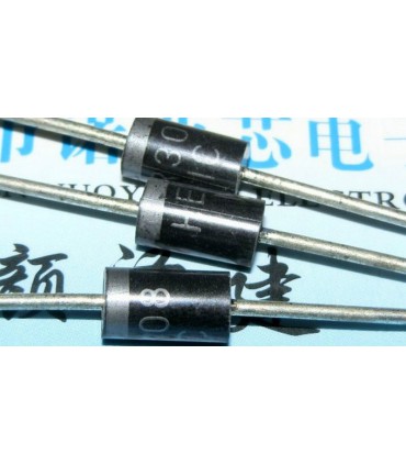 Диод быстрый HER308 3A 1000V 75ns DO-201AD (18245)