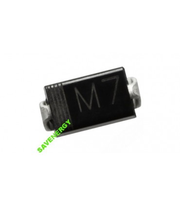 Диод 1N4007 1A 1000V M7 SMD SMA DO-214AC 10шт (10058)