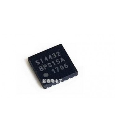 Микросхема радиомодуля SI4432 SI4432-B1-FMR ISM Band корпус QFN20 (16321)