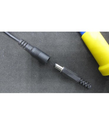 Электрический паяльник с регулируемой температурой T12 DC 12-24V 72W (15687)