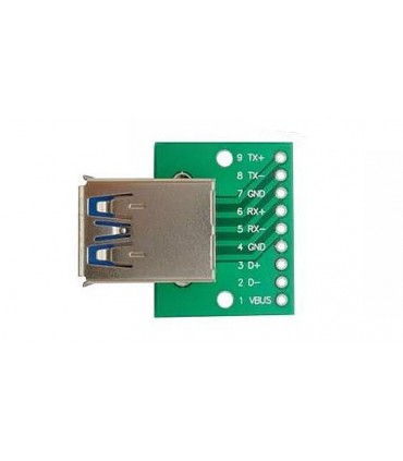 Разъем гнездо USB 3.0 на плате Arduino (11378)