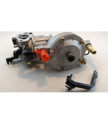 Карбюратор бензогенератора с газовым редуктором 168F-170F 2-3KW (19249)