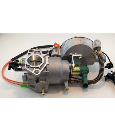 Карбюратор бензогенератора с газовым редуктором 168F-170F 2-3KW (19249)