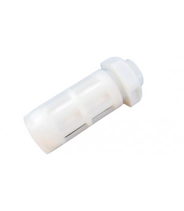 Кабельный ввод белый с резьбой 40*15мм (18574)