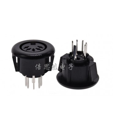 Круговой разъем питания DS-5-07A S-Video 5pin (12847)