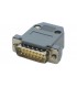 Штекер монтажный под кабель DB15 Male (19375)