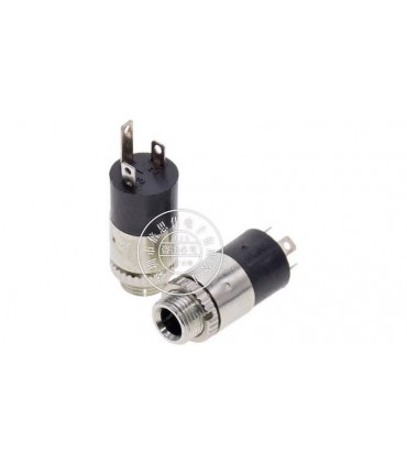 Разъем для наушников аудиоразъем 3.5мм Jack PJ-392 с гайкой (19328)