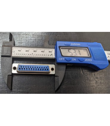 Монтажный разъем под кабель DB25 Female (19373)