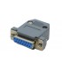 Монтажный разъем под кабель DB15 Female (19374)