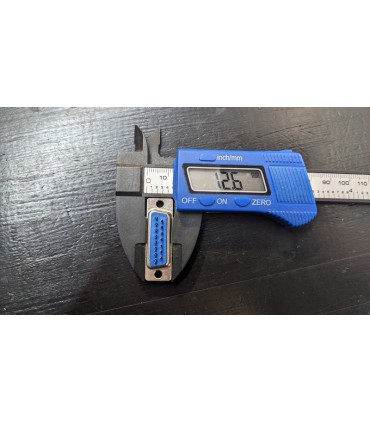 Монтажный разъем под кабель DB15 Female (19374)