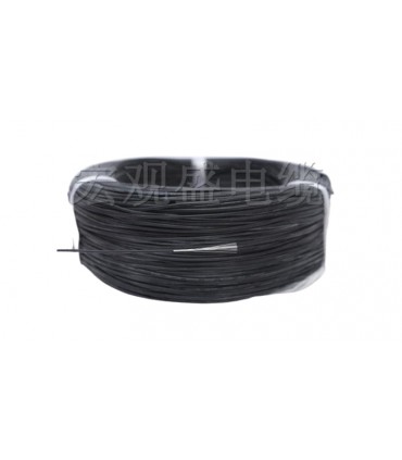 Изолированный кабель многожильный силикон 24AWG UL3239 3kV 180C черный 1м (14860)