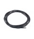 Кабель силиконовый термостойкий 10AWG 5.3кв.мм черный 1м (19203)