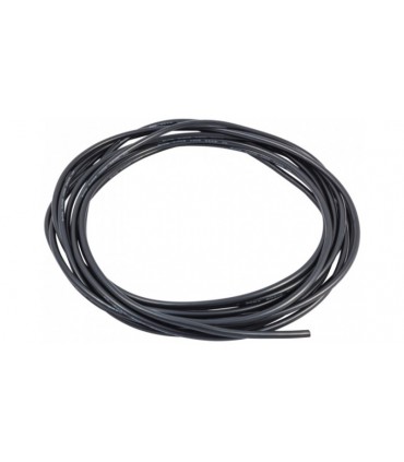 Кабель силиконовый термостойкий 10AWG 5.3кв.мм черный 1м (19203)