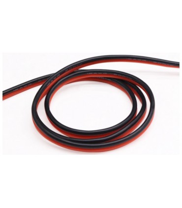 Кабель силиконовый термостойкий 10AWG 5.3кв.мм красный 1м (19202)