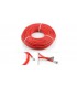 Кабель монтажный силиконовый 3135 3.5мм 14awg красный (17701)