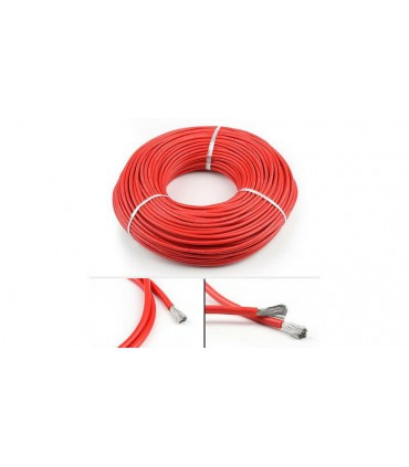 Кабель монтажный силиконовый 3135 3.5мм 14awg красный (17701)