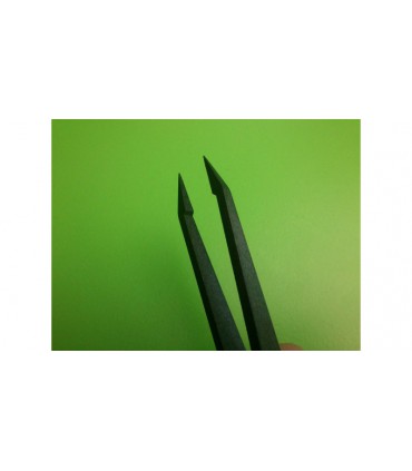 Пластиковый антистатический острый пинцет 93302 (11061)