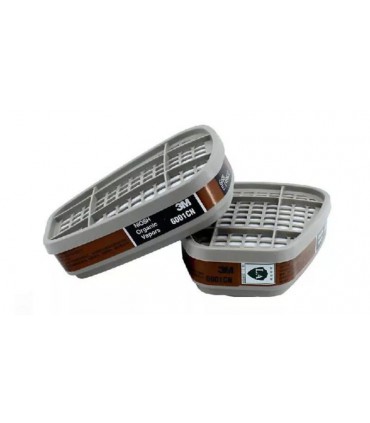 Фильтр угольный 3М 6001 от органических паров 2шт (10952)