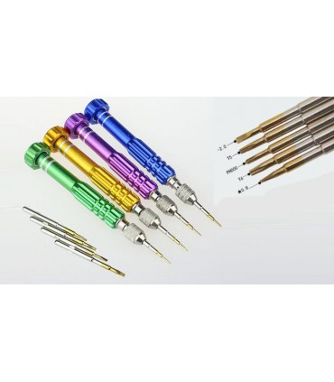 Отвертка с набором насадок 5 в 1 для разборки телефонов планшетов (14904)