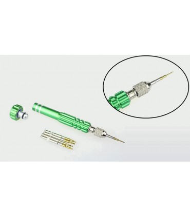 Отвертка с набором насадок 5 в 1 для разборки телефонов планшетов (14904)