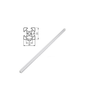 Станочный профиль алюминиевый анодированный 2020 20*20мм 40см (18804)