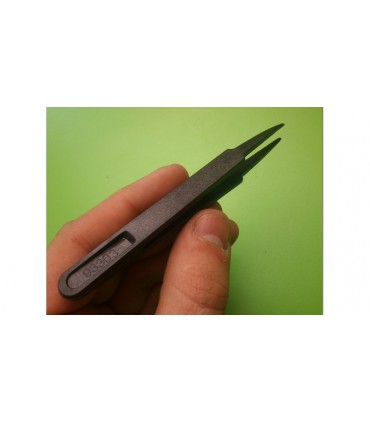 Пластиковый антистатический острый пинцет 93303 (11065)